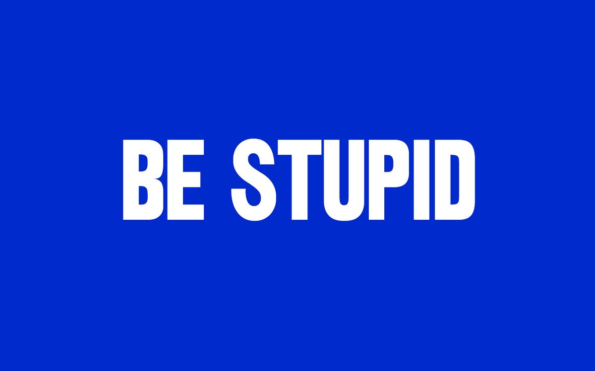 Be Stupid