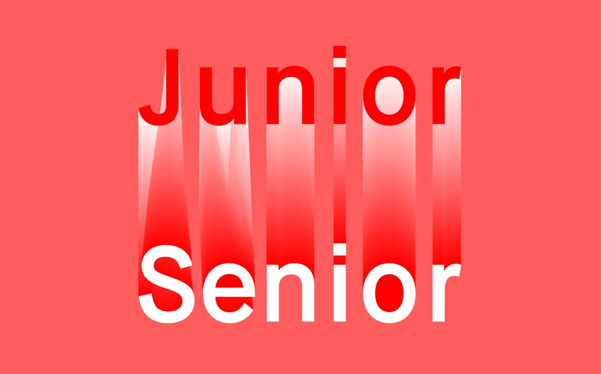 Junior designers vs. senior designers