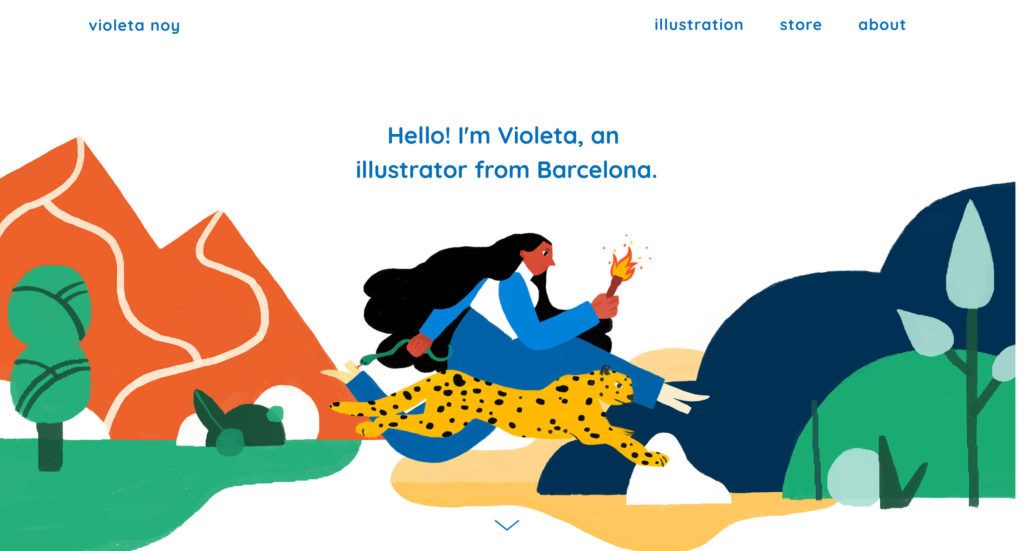 A simple, straightforward intro on Violeta Noy’s portfolio